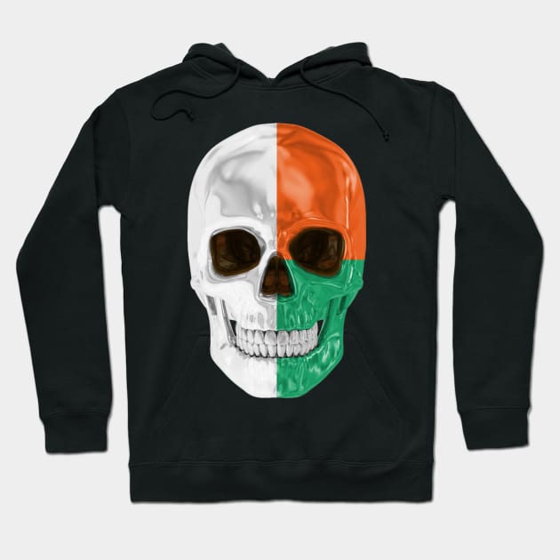 Madagascar Flag Skull - Gift for Malagasy With Roots From Madagascar Hoodie by Country Flags